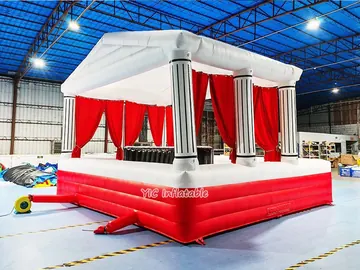 custom branded inflatable display detail view