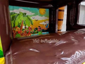 custom branded inflatable display detail view