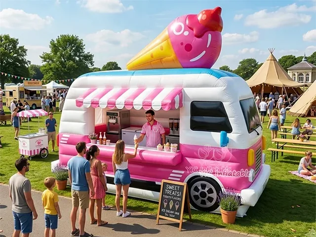 Inflatable Ice Cream Truck Advertising Display product image