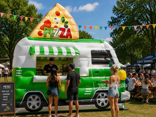Pizza Truck Inflatable Advertising Display product image