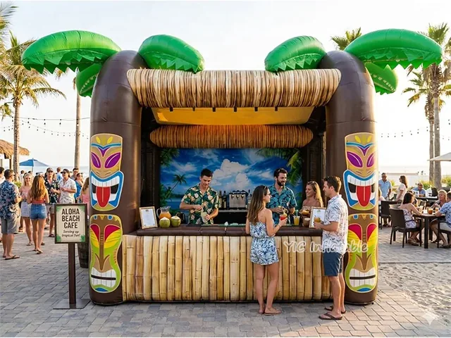 Tropical Tiki Inflatable Bar Display product image