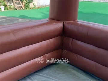 tropical themed branded inflatable display detail view