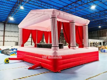 custom branded inflatable display detail view