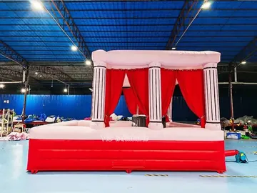 custom branded inflatable display detail view