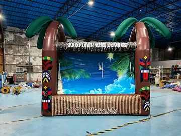 custom branded inflatable display detail view