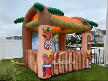 custom branded inflatable display detail view