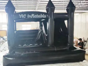 custom inflatable bounce-and-slide attraction detail view