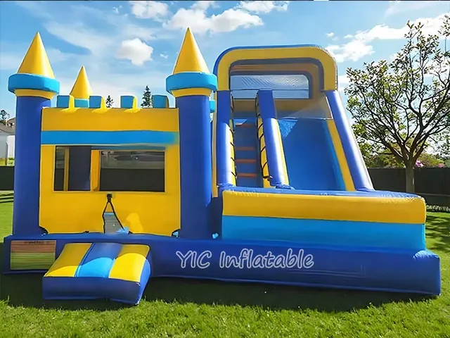 Blue Castle Inflatable Playhouse with Slide product image