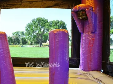 custom inflatable bounce-and-slide attraction detail view
