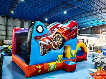 Race Car Bounce House for Sale front view