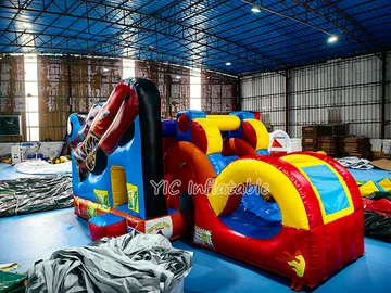 Race Car Bounce House for Sale side view