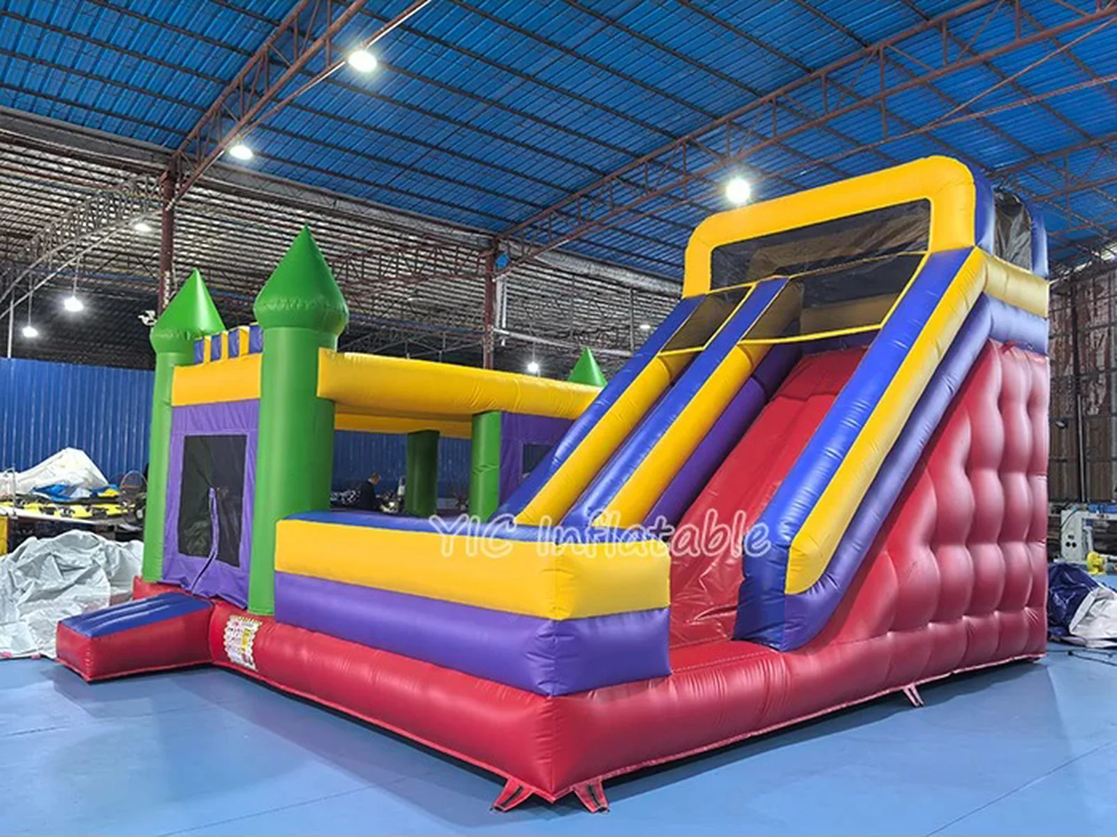 Castle Slide Combo Bounce House front view