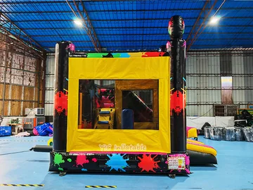 custom inflatable bounce-and-slide attraction detail view
