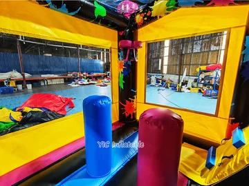 custom inflatable bounce-and-slide attraction detail view