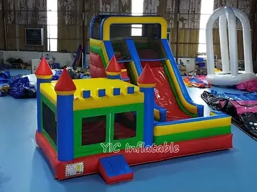 Castle Bounce Slide Combo Commercial play layout