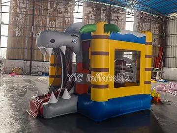 Crocodile Mouth Bounce House Combo play layout