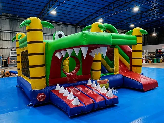 Dinosaur Adventure Bounce House Combo product image