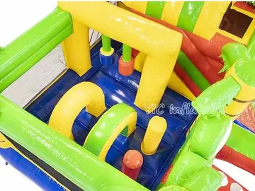 Dinosaur Adventure Bounce House Combo detail view