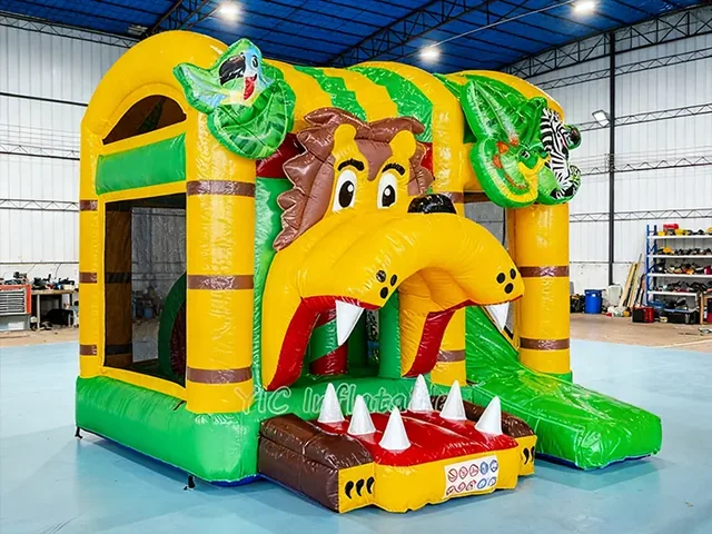 Lion King Inflatable Bounce House Combo with Slide product image