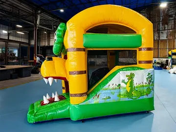 Lion King Inflatable Bounce House Combo with Slide detail view