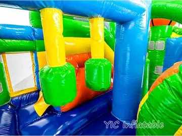 Dragon Inflatable Bounce House Combo with Slide commercial attraction view