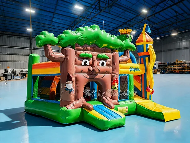 Fairy Tale Tree Bounce House Combo with Slide product image