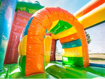 Fairy Tale Tree Bounce House Combo with Slide detail view