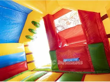 Amazon Safari Inflatable Bounce House Combo with Slide detail view