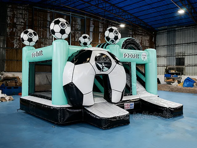 Soccer Bounce House with Slide product image