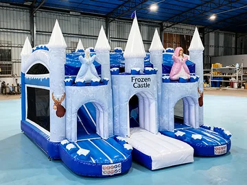 Frozen Bounce House Castle play layout
