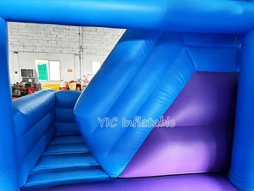 Unicorn Bounce House Slide Combo for Rental commercial attraction view