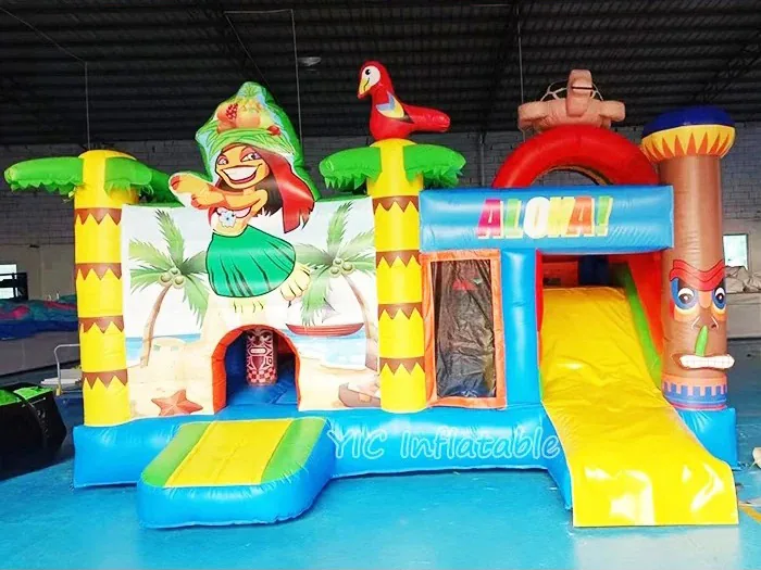 Hawaiian Themed Bounce House product image