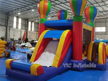 Hot Air Balloon Combo Bounce House commercial attraction view