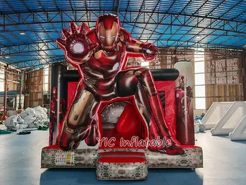 Iron Man Bounce House front view