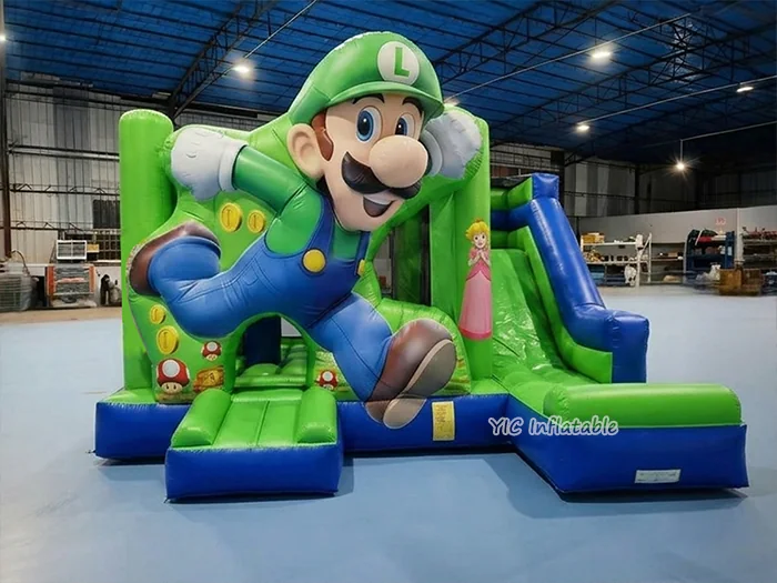 Commercial Super Mario Bounce House front view