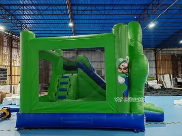 Commercial Super Mario Bounce House side view