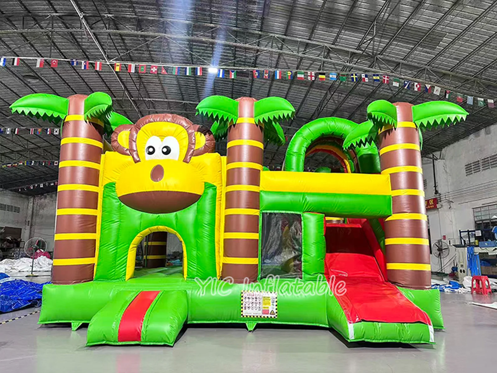 Jungle Theme Bounce House Rental front view