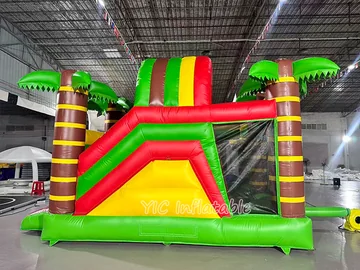 Jungle Theme Bounce House Rental play layout
