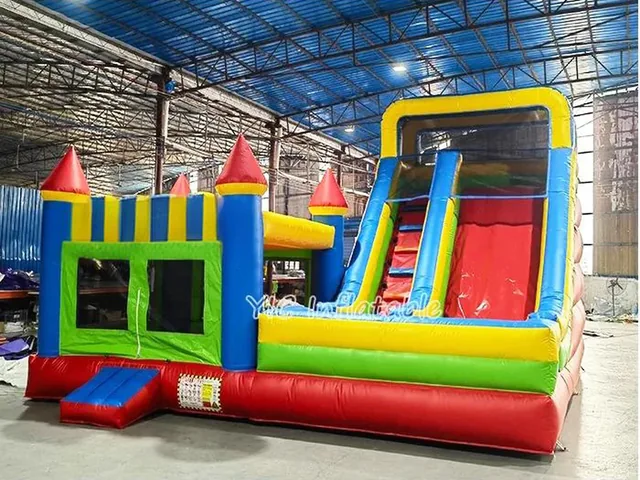 Castle Slide Combo Bounce House for Rental product image
