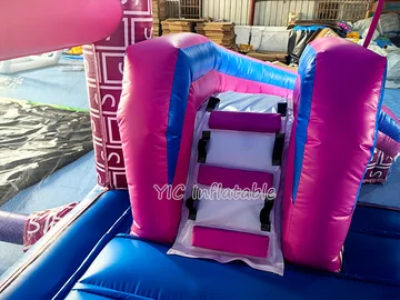 Princess Themed Bouncy Castle commercial attraction view