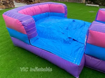 Castle Bounce House with Slide and Pool commercial attraction view