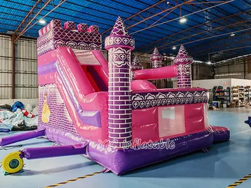 Princess Castle Combo Bounce House play layout