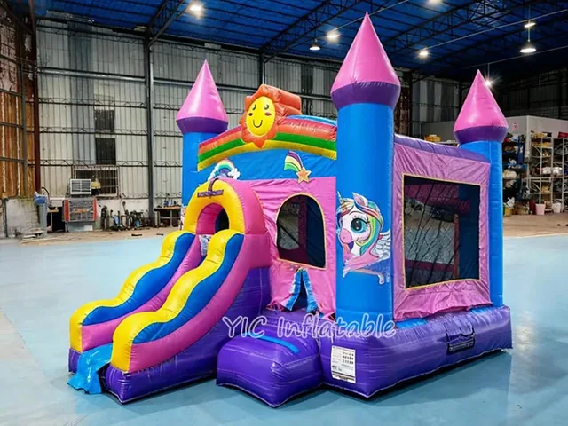 Rainbow Castle Bounce House product image