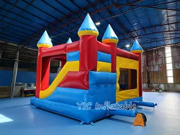 Red Yellow and Blue Bounce House play layout