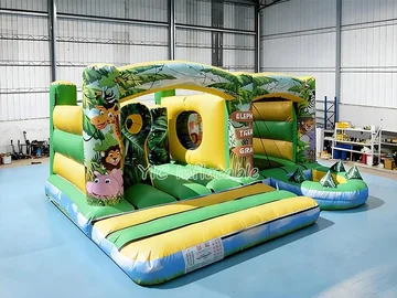 Safari Combo Bounce House detail view