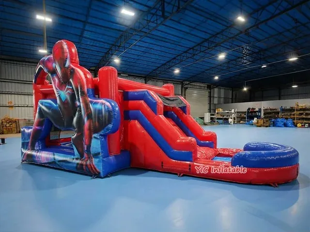 Spiderman 3d Side Slide Bounce House product image
