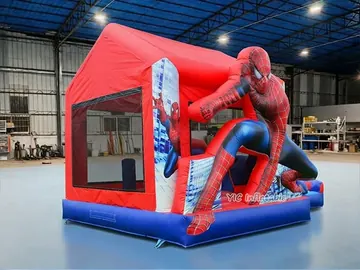 custom inflatable bounce-and-slide attraction detail view