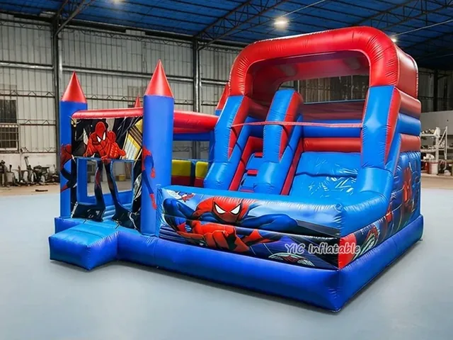 Commercial Spiderman Bounce House with Slide product image