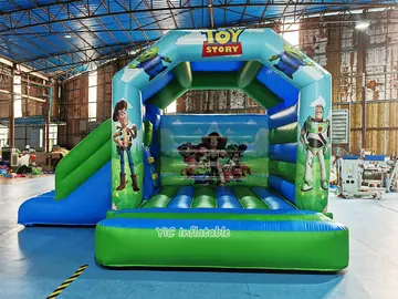 Toy Story Bounce House with Slide front view