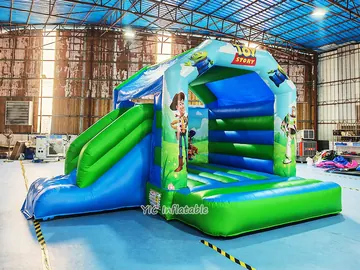Toy Story Bounce House with Slide side view
